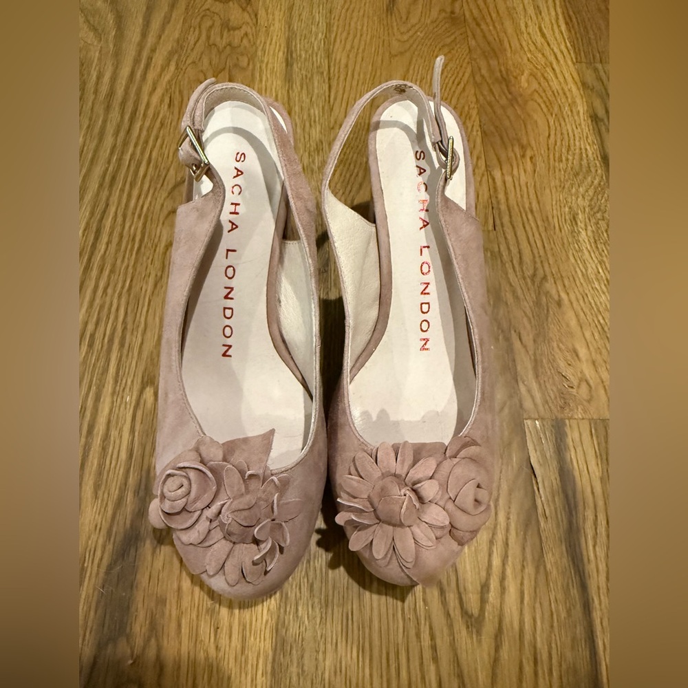 Sacha London Women's Pink Slingback Shoes, Size 6.5